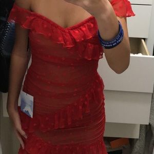 majorelle bandit dress red